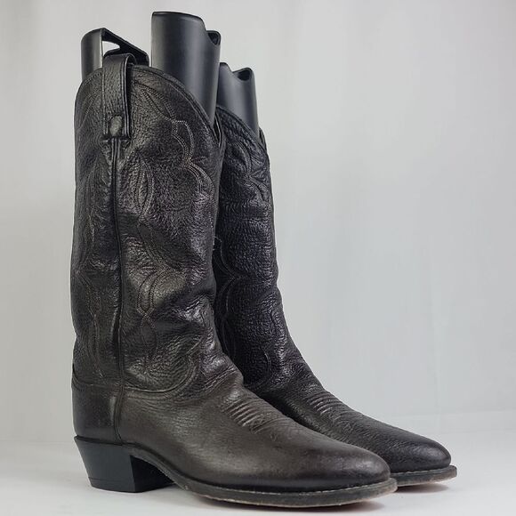Dan Post Cowhide Leather Cowboy Men's Boots - Picture 1 of 13